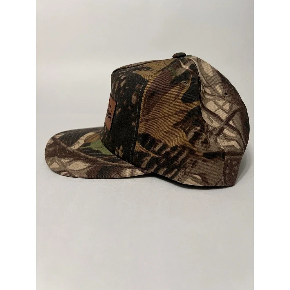 Remington Camo 5 Panel Hat Atonal A500P Cotton Cap Adjustable NWT
